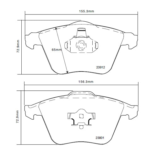Set pastiglie Brembo Sport | HP2
07.B314.41 - Autobox