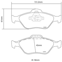 Set pastiglie Brembo Sport | HP2
07.B314.43 - Autobox