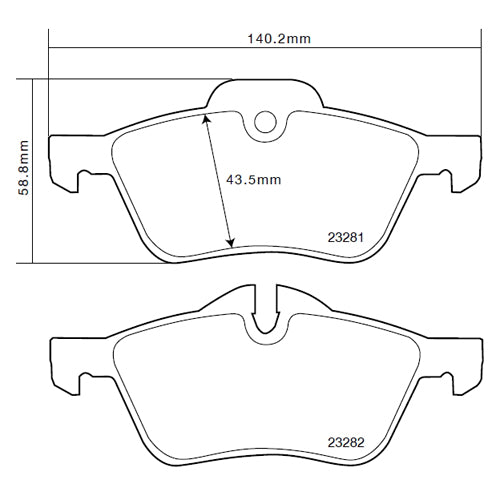 Set pastiglie Brembo Sport | HP2
07.B314.46 - Autobox