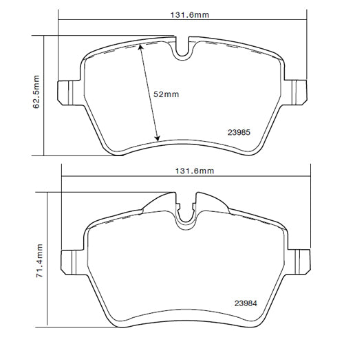 Set pastiglie Brembo Sport | HP2
07.B314.47 - Autobox