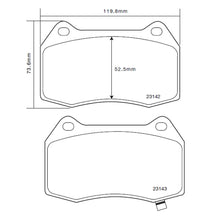 Set pastiglie Brembo Sport | HP2
07.B314.49 - Autobox