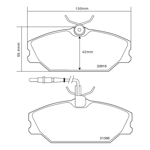 Set pastiglie Brembo Sport | HP2
07.B314.50 - Autobox