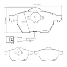 Set pastiglie Brembo Sport | HP2
07.B314.54 - Autobox