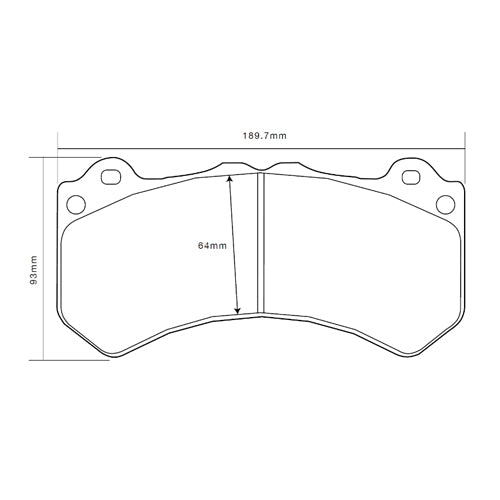 Set pastiglie Brembo Sport | HP2
07.B314.72 - Autobox