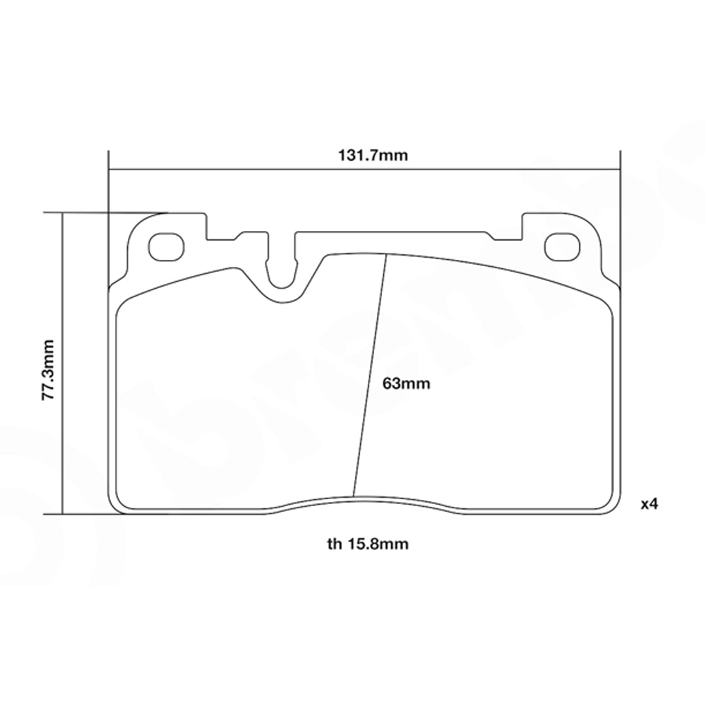 Set pastiglie Brembo Sport | HP2
07.B314.89 - Autobox