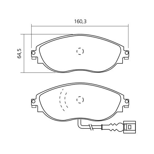 Set pastiglie Brembo Sport | HP2
07.B314.93 - Autobox