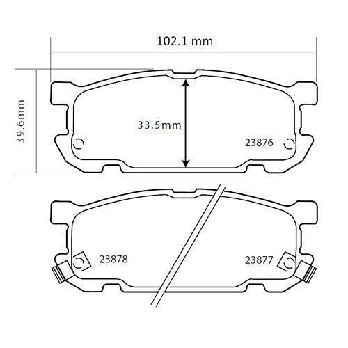 Set pastiglie Brembo Sport | HP2
07.B315.08 - Autobox