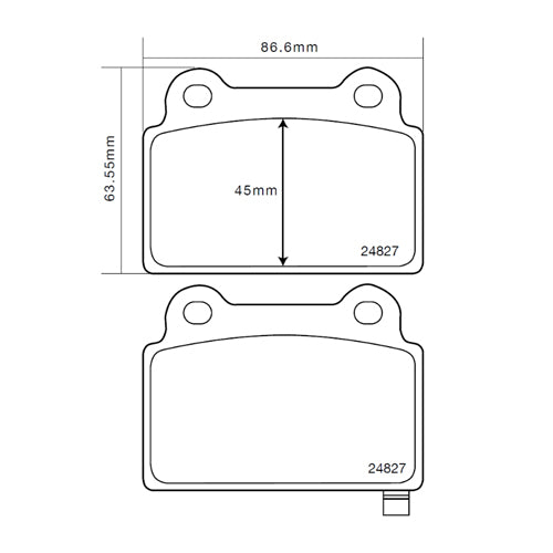Set pastiglie Brembo Sport | HP2
07.B315.11 - Autobox