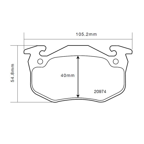 Set pastiglie Brembo Sport | HP2
07.B315.13 - Autobox