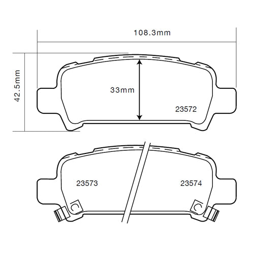 Set pastiglie Brembo Sport | HP2
07.B315.17 - Autobox