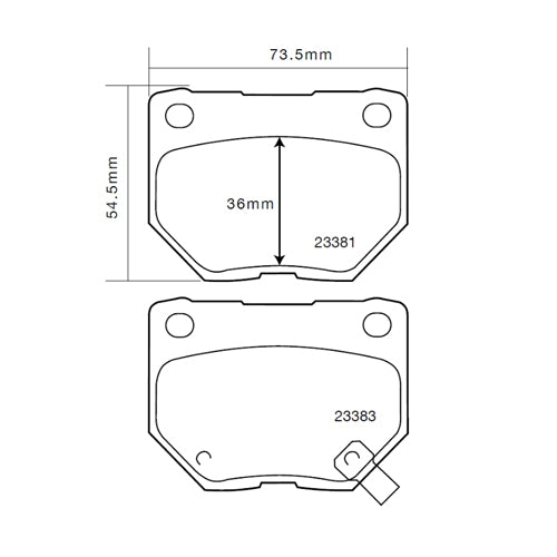 Set pastiglie Brembo Sport | HP2
07.B315.19 - Autobox