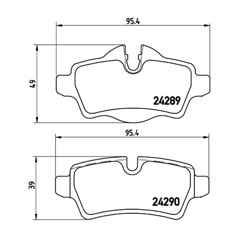 Set pastiglie Brembo Sport | HP2
07.B315.33 - Autobox