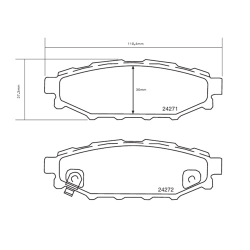 Set pastiglie Brembo Sport | HP2
07.B315.39 - Autobox