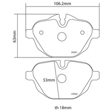 Set pastiglie Brembo Sport | HP2
07.B315.49 - Autobox