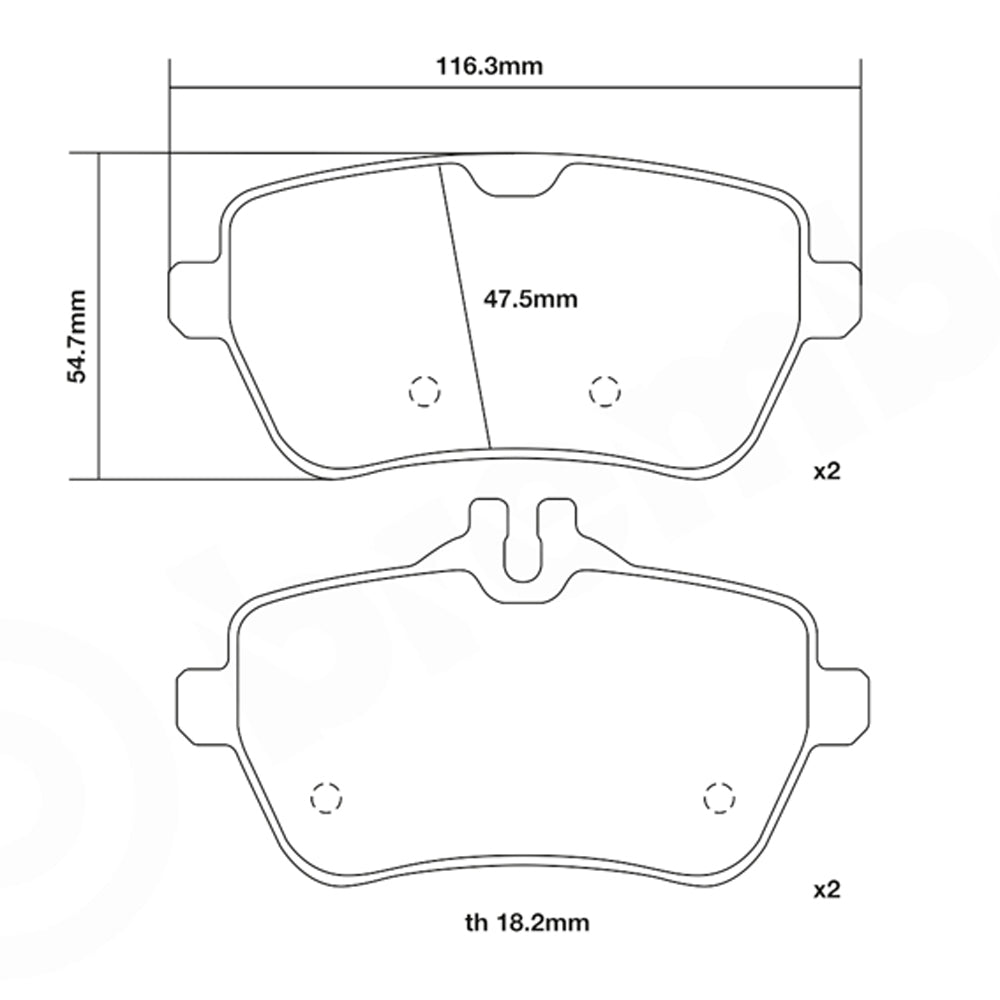 Set pastiglie Brembo Sport | HP2
07.B315.64 - Autobox