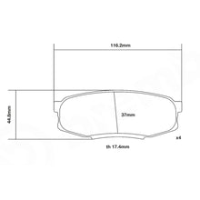 Set pastiglie Brembo Sport | HP2
07.B315.69 - Autobox