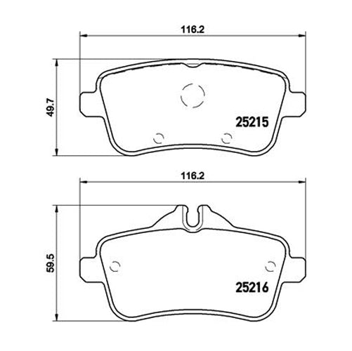 Set pastiglie Brembo Sport | HP2
07.B315.72 - Autobox