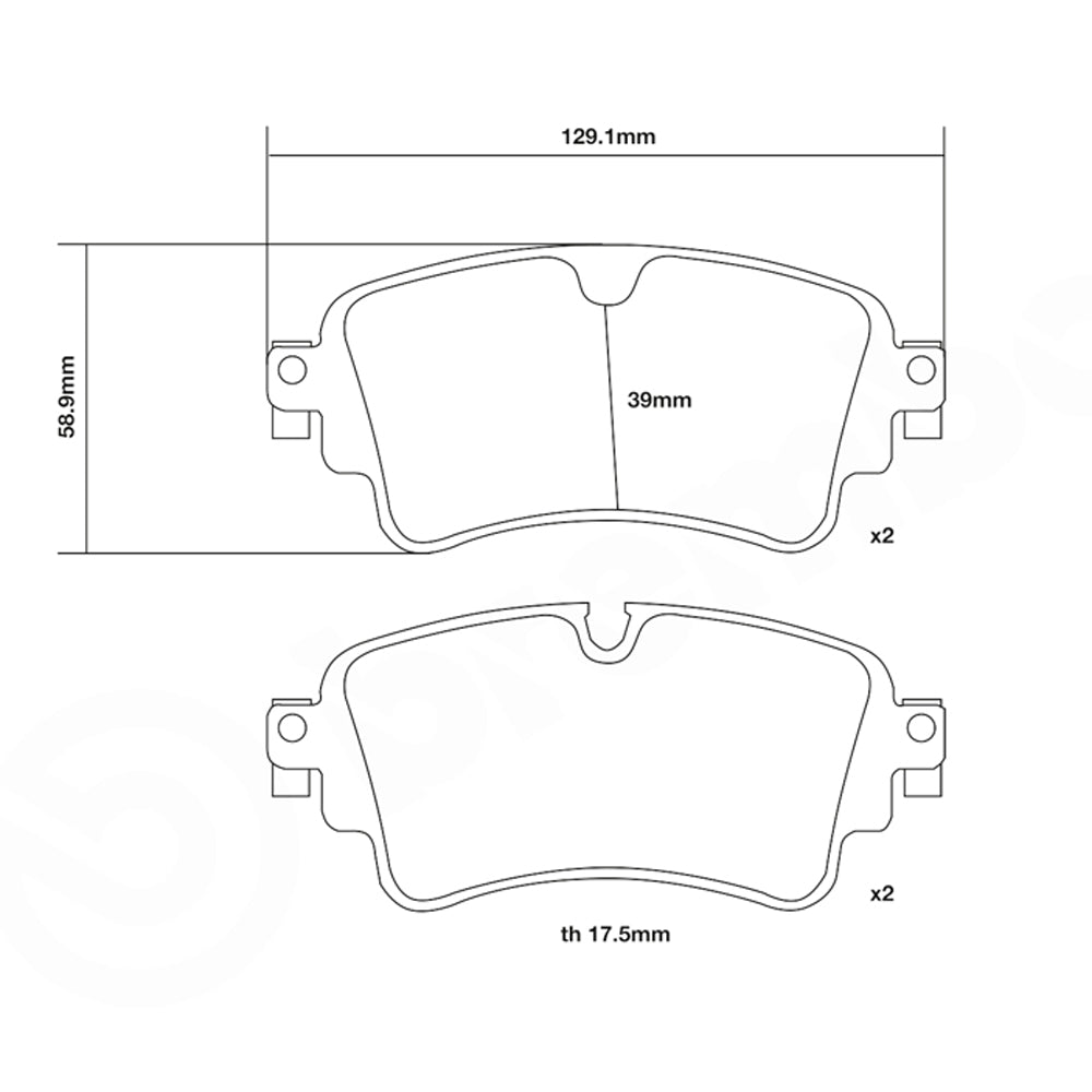Set pastiglie Brembo Sport | HP2
07.B315.74 - Autobox