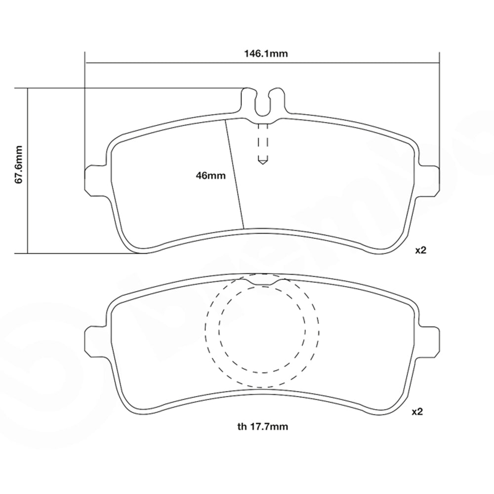 Set pastiglie Brembo Sport | HP2
07.B315.79 - Autobox