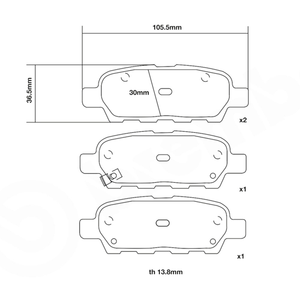 Set pastiglie Brembo Sport | HP2
07.B315.87 - Autobox