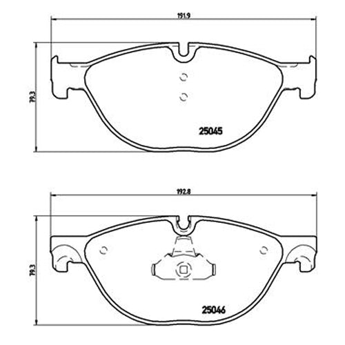 Set pastiglie Brembo Sport | HP2
07.D435.01 - Autobox