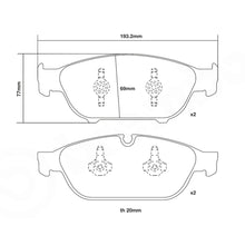 Set pastiglie Brembo Sport | HP2
07.D435.23 - Autobox