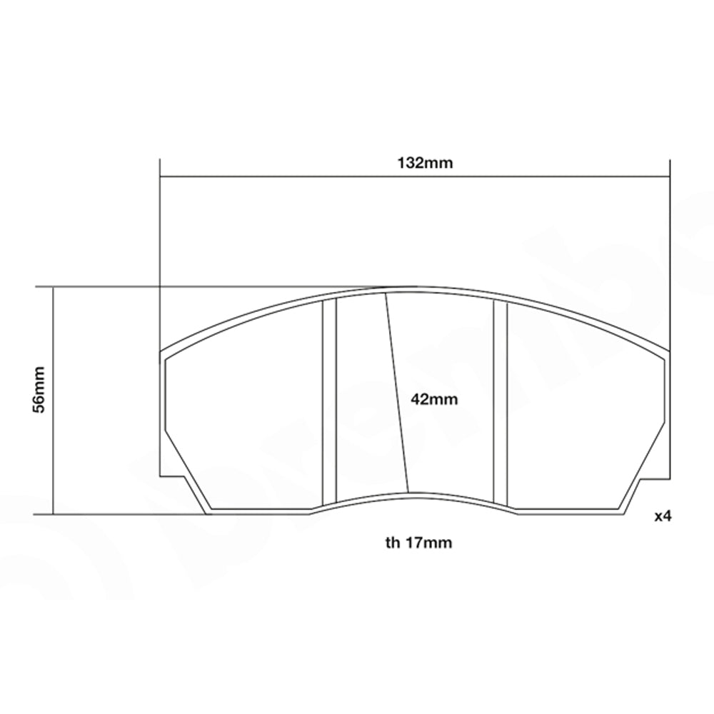 Set pastiglie Brembo Sport | HP2
07.D435.27 - Autobox