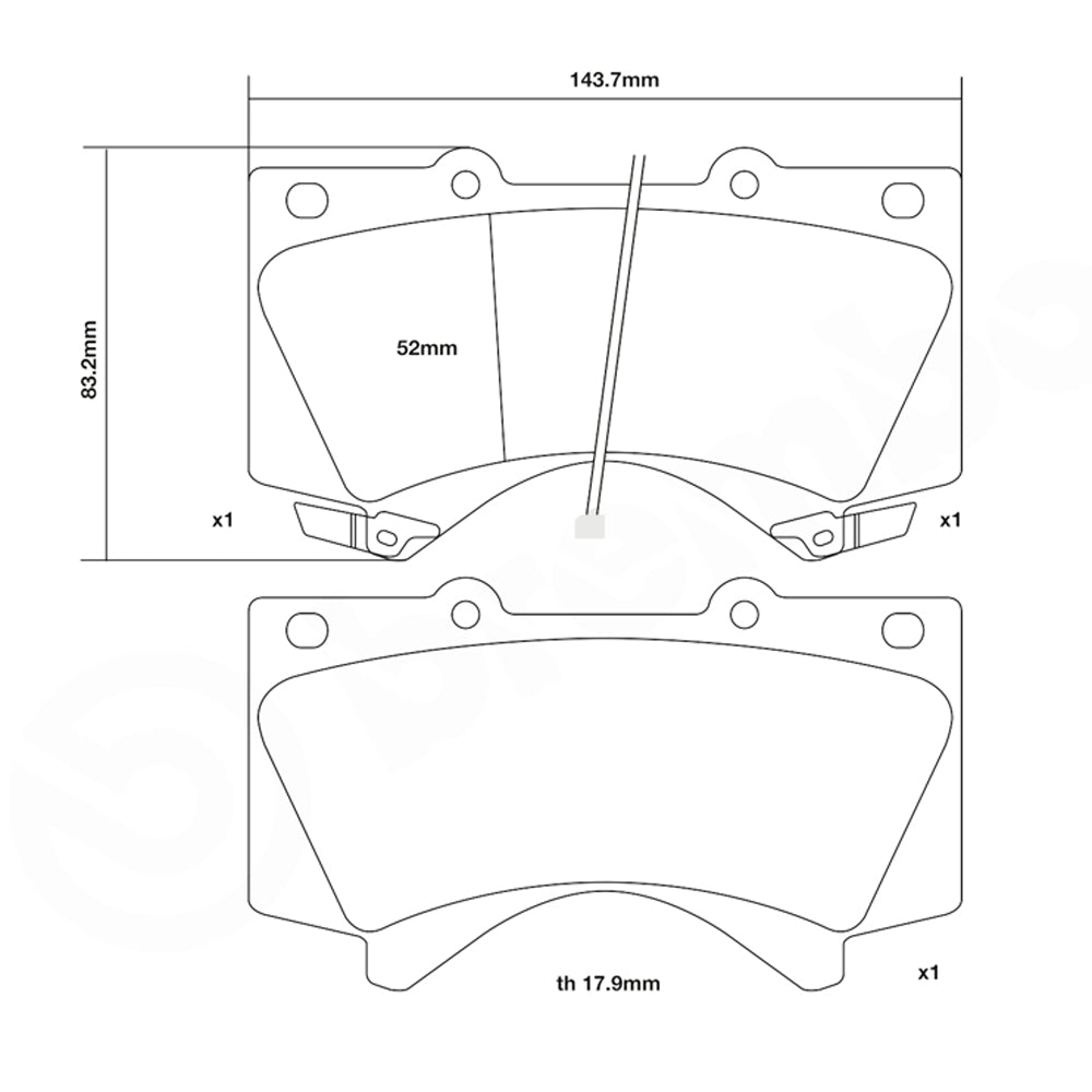 Set pastiglie Brembo Sport | HP2
07.D435.35 - Autobox
