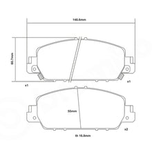 Set pastiglie Brembo Sport | HP2
07.D435.57 - Autobox
