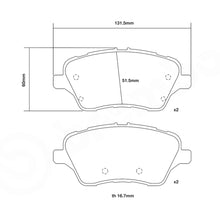 Set pastiglie Brembo Sport | HP2
07.D435.70 - Autobox