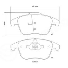 Set pastiglie Brembo Sport | HP2
07.D435.75 - Autobox