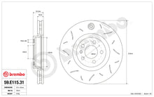Disco Brembo Sport 59.E115.31 - Autobox