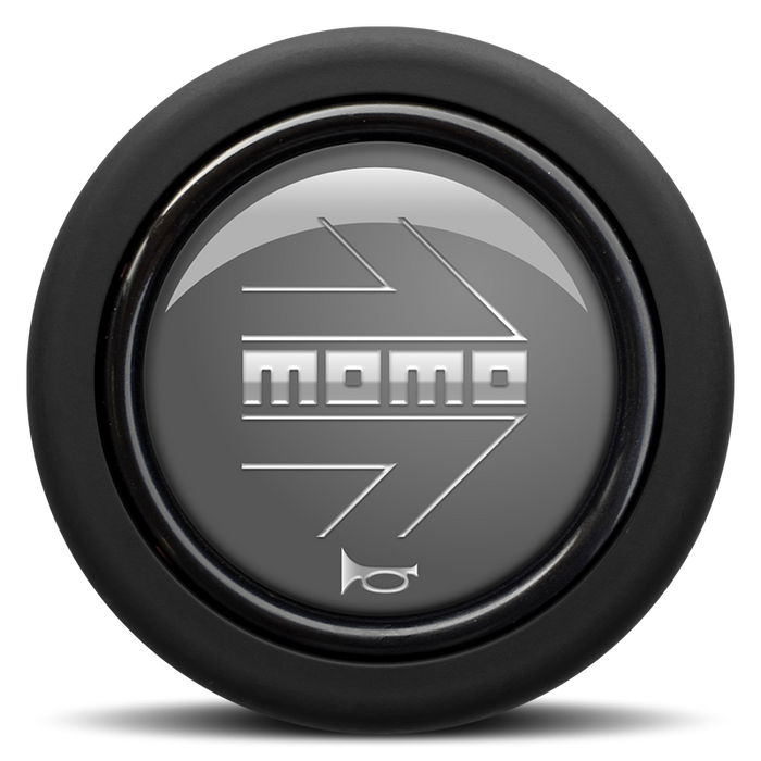 MOMO Standard Horn Button 2 Contact - Arrow Gloss Anthracite
