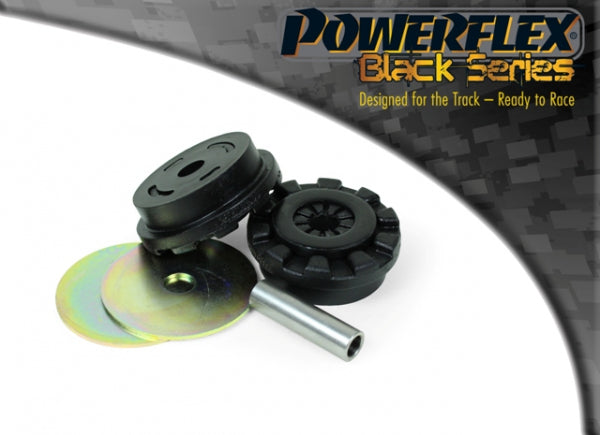 Powerflex Lower Engine Mount Large Bush 25mm Oval Bracket PFF19-2003BLK - Autobox