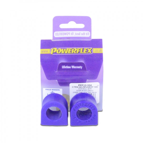 Powerflex Anti Roll Bar Outer Bush 20mm PFF12-104 - Autobox