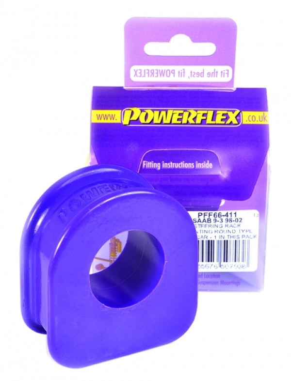 Powerflex Steering Rack Mounting Round Type PFF66-411 - Autobox