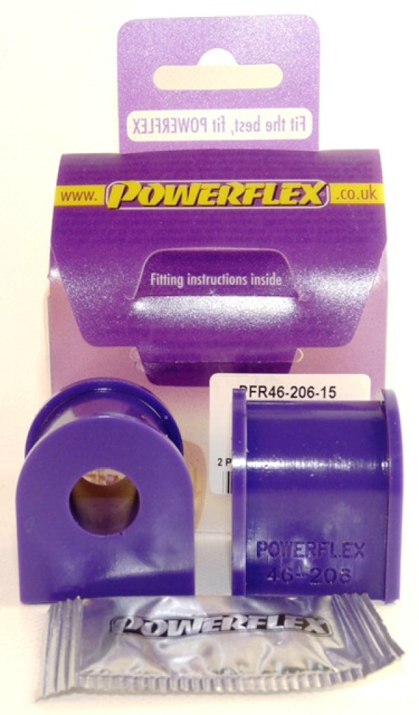 Powerflex Rear Anti Roll Bar Bush 15mm PFR46-206-15 - Autobox