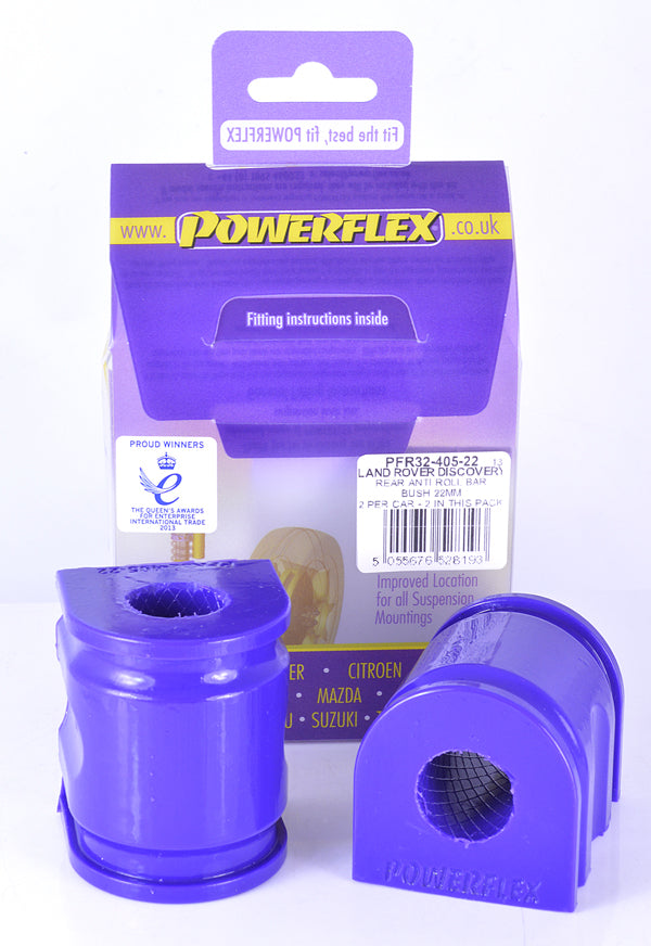 Powerflex Rear Anti Roll Bar Bush 22mm PFR32-405-22 - Autobox