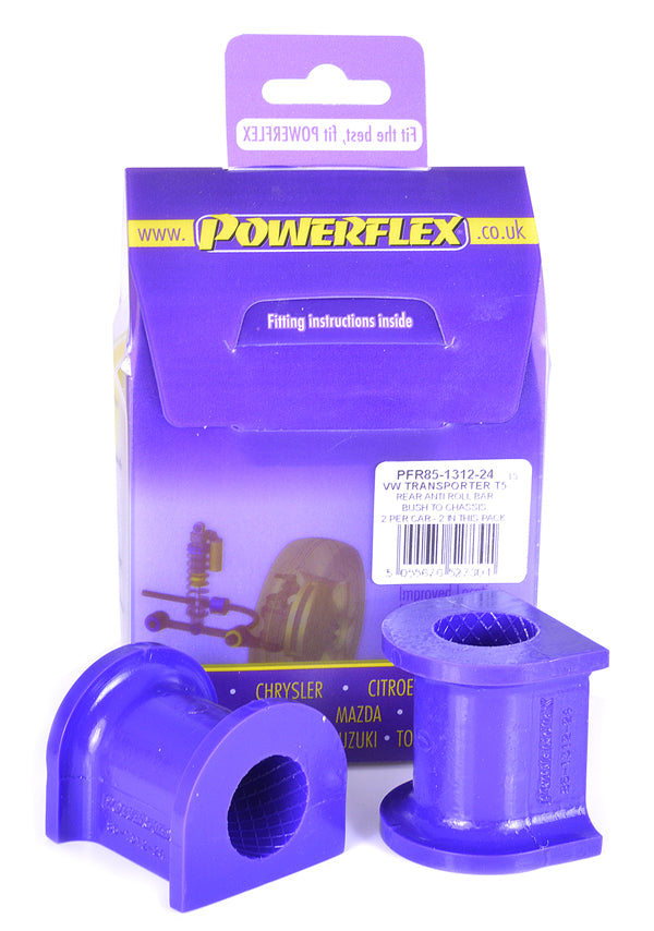Powerflex Rear Anti Roll Bar Bush to Chassis 24mm PFR85-1312-24 - Autobox