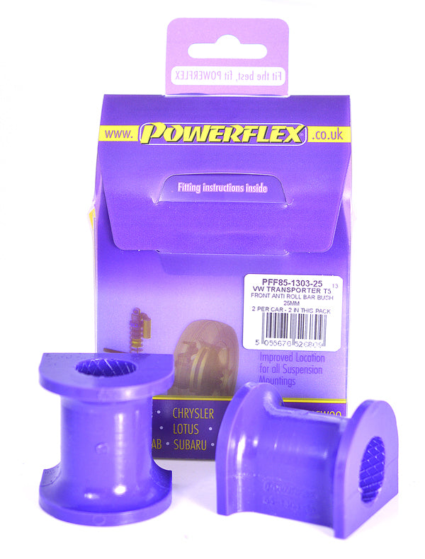 Powerflex Front Anti Roll Bar Bush 25mm PFF85-1303-25 - Autobox