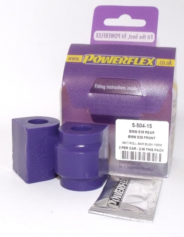 Powerflex Rear Anti Roll Bar Mounting Bush 15mm PFR5-504-15 - Autobox