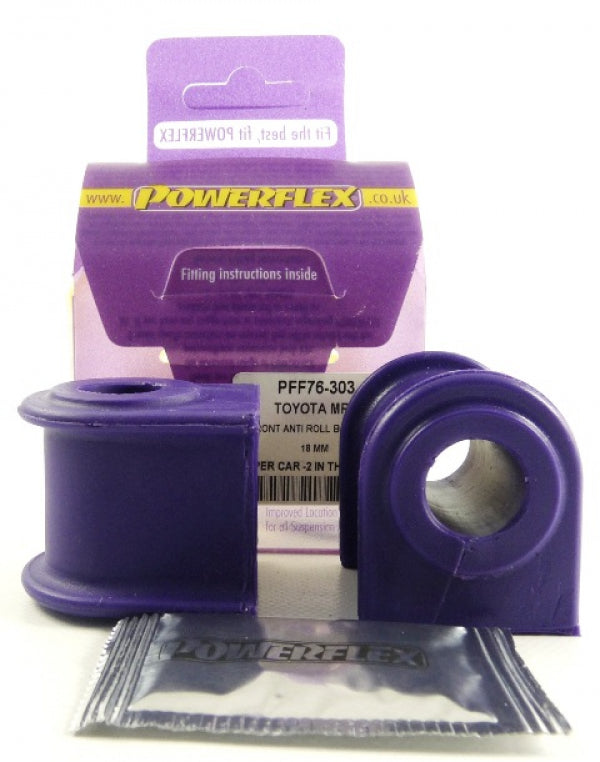 Powerflex Front Anti Roll Bar Bush 18mm PFF76-303 - Autobox