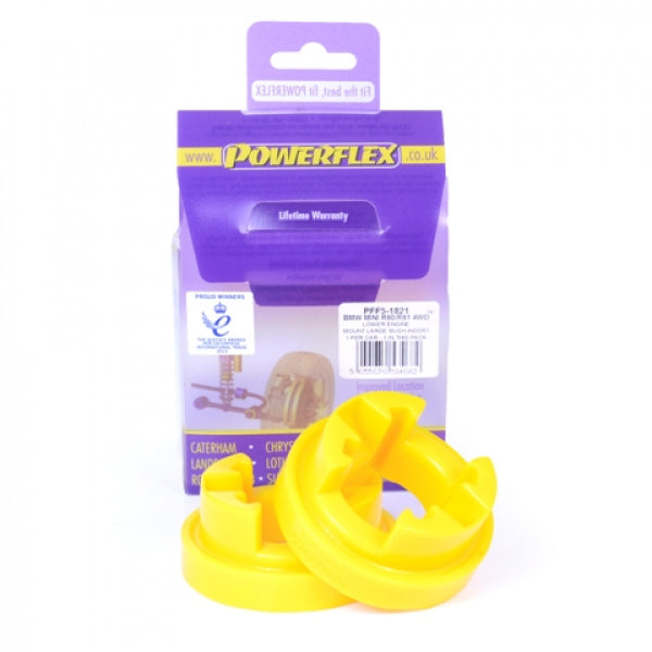 Powerflex Lower Engine Mount Large Bush Insert PFF5-1821 - Autobox