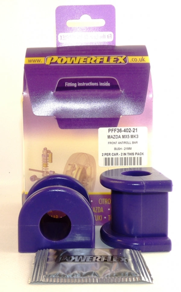 Powerflex Front Anti Roll Bar Bush 21mm PFF36-402-21 - Autobox