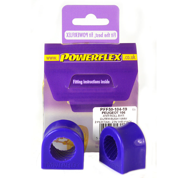 Powerflex Anti Roll Bar Outer Bush 19mm PFF50-104-19 - Autobox