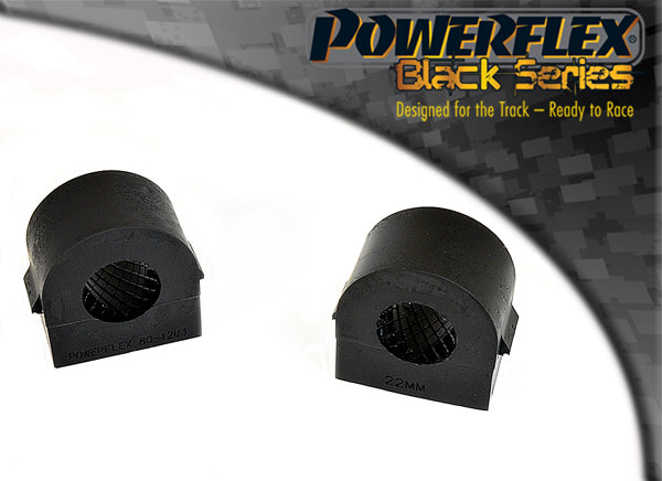 Powerflex Front Anti Roll Bar Mounting Bush 22mm (2 Piece) PFF80-1203-22BLK - Autobox