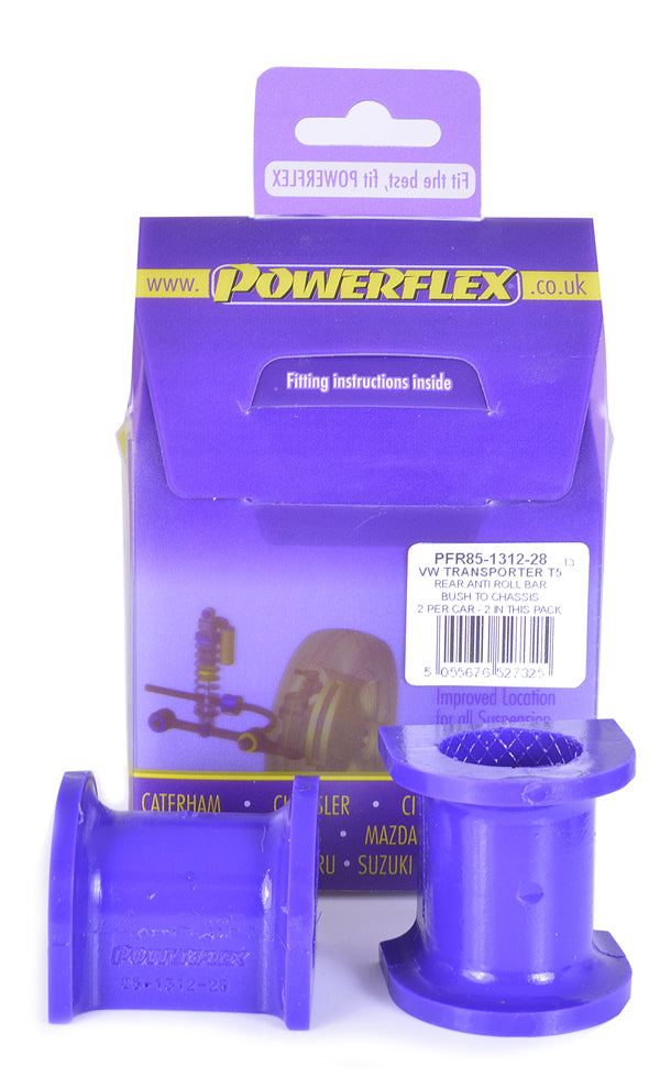 Powerflex Rear Anti Roll Bar Bush to Chassis 28mm PFR85-1312-28 - Autobox