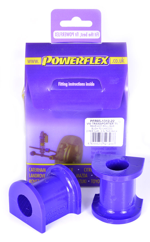 Powerflex Rear Anti Roll Bar Bush to Chassis 22mm PFR85-1312-22 - Autobox