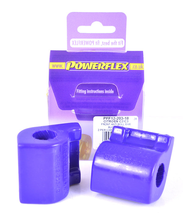 Powerflex Front Anti Roll Bar Bush 18mm PFF12-203-18 - Autobox