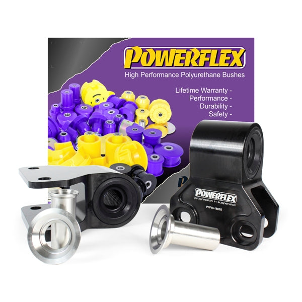 Powerflex Front Wishbone Rear Bush Anti-Lift & Caster Offset PFF19-1802GBLK - Autobox